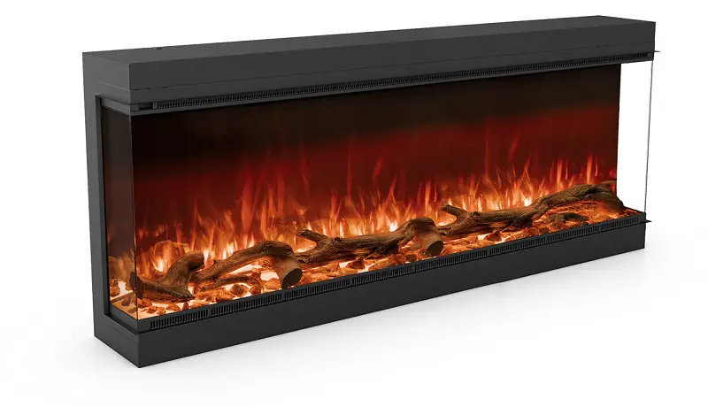 Electric fireplace flames